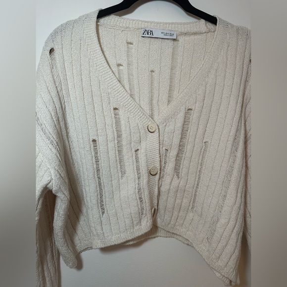 Zara Open Knit Cardigan - Picture 3 of 4